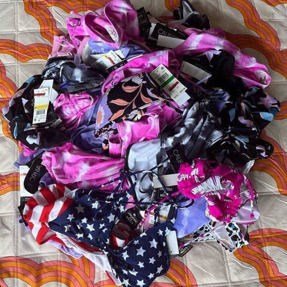 42pc. Wholesale Juniors Swimwear Mystery Box, NWT! - Picture 2 of 2